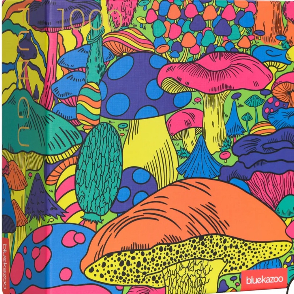 Trippy Mushroom puzzle - 1,000 pieces